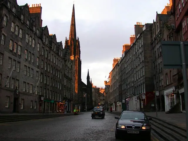 Morning in royal mile